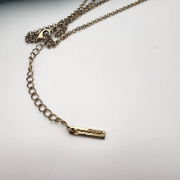 JewelMint Modern Style Gold Tone & Multicolored Necklace - Picture 3 of 3